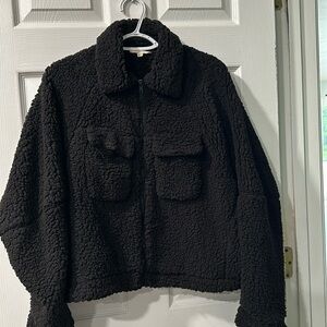Oversized Sherpa jacket